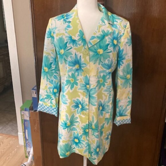 Pierre Cardin Jackets & Blazers - Colorful "Pierre Cardin" summer jacket - size 14P